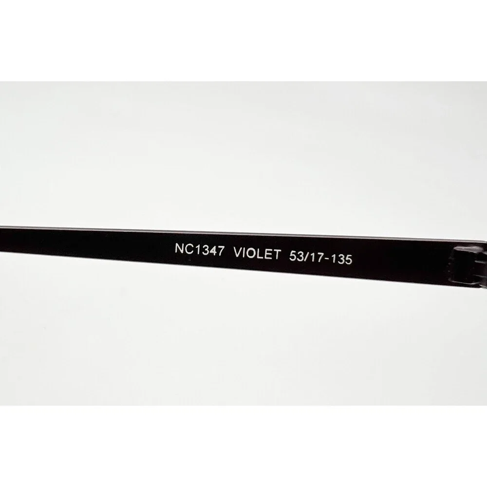Nat Coco NC1347 Black/Multi & Violet/Multi 53-17-135 Cat Eye Eyeglasses